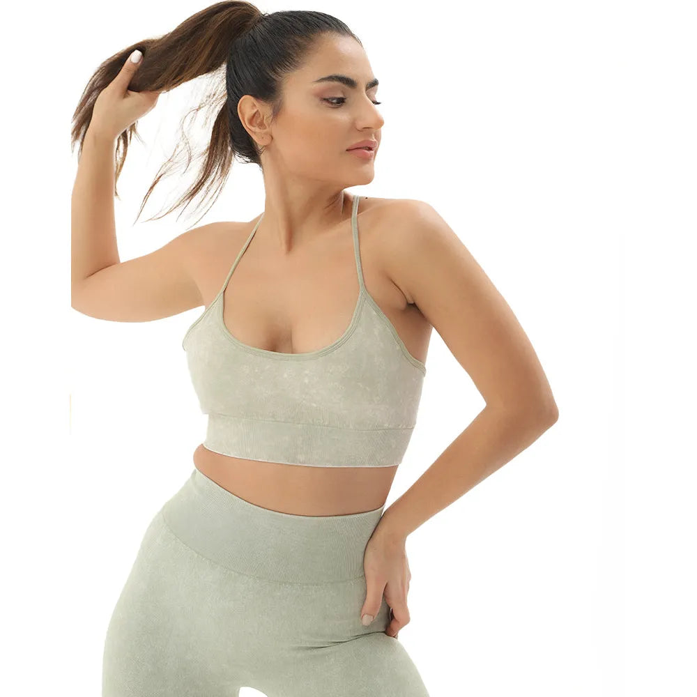 BERNETFIT AURA Sports Bra - Sage