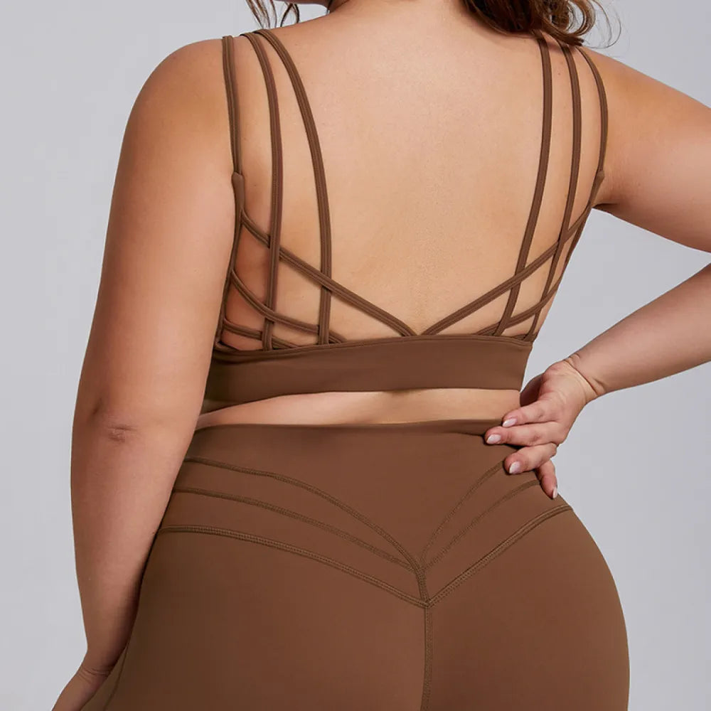 BERNETFIT VISION Bra - Coffee