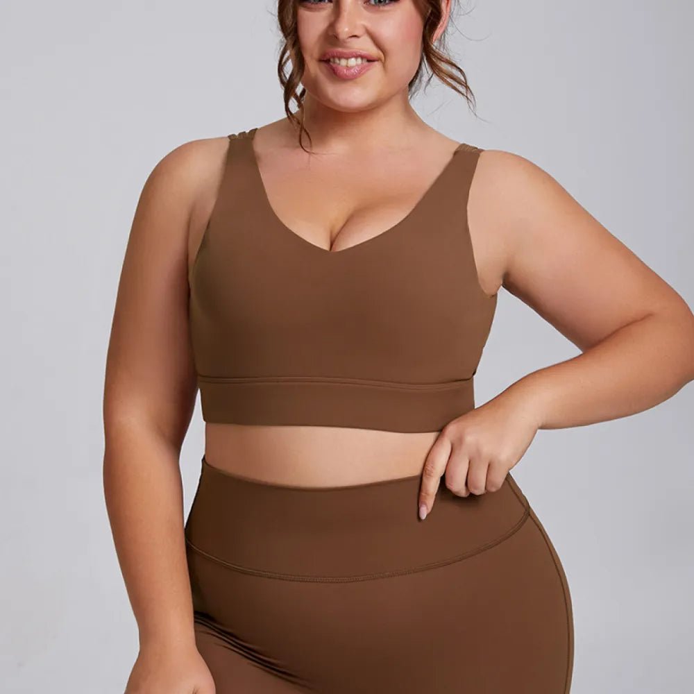 BERNETFIT VISION Bra - Coffee